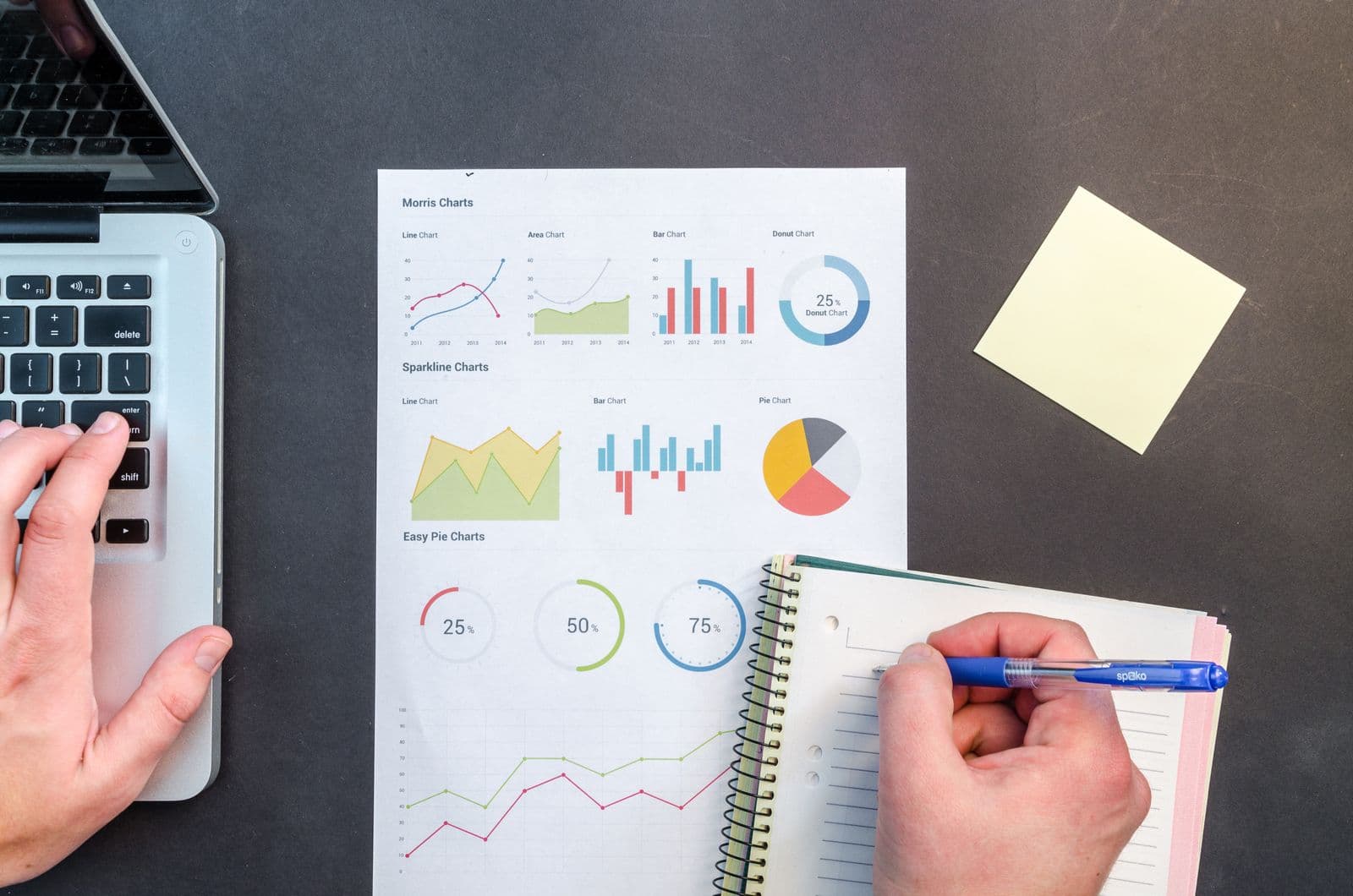 Charts and budget planning for app development cost