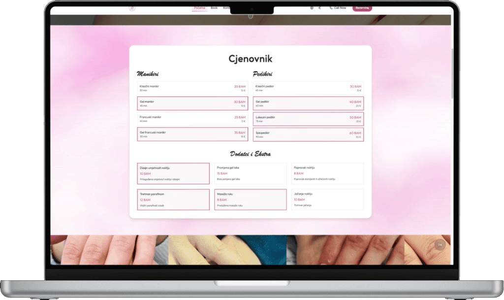 SD Nail Studio booking preview