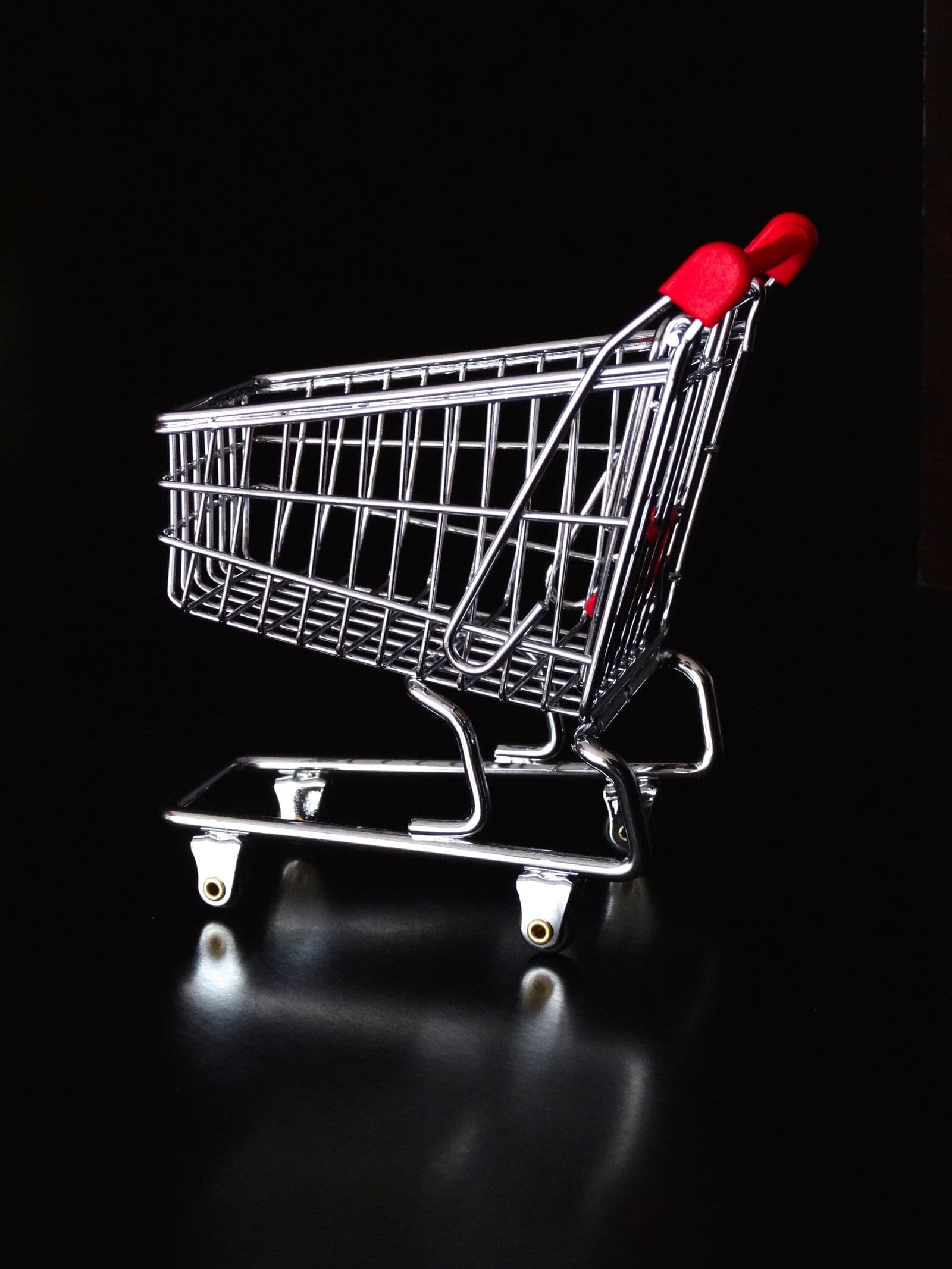 Credit card and laptop during an online purchase