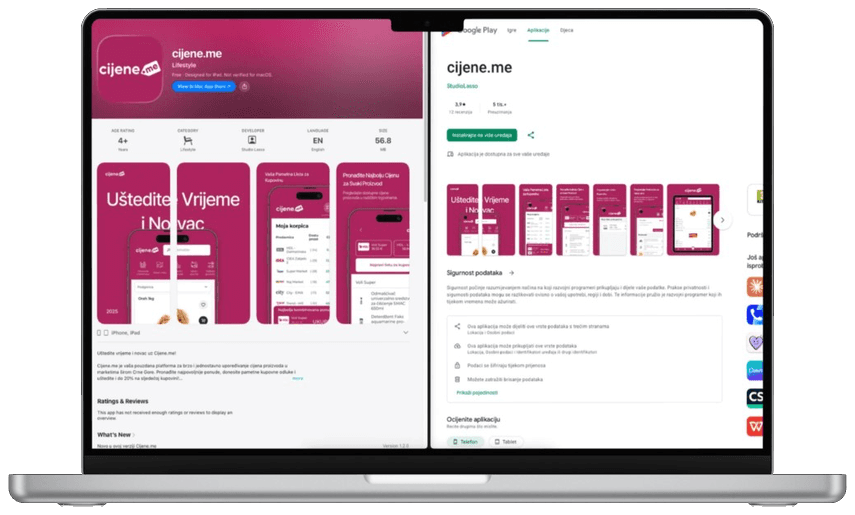cijene.me project preview