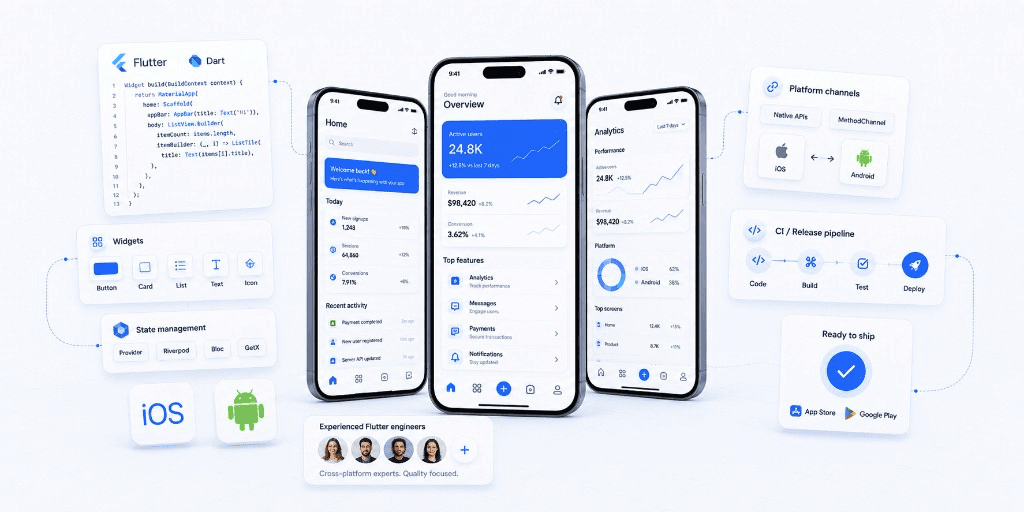 Hire Flutter developers