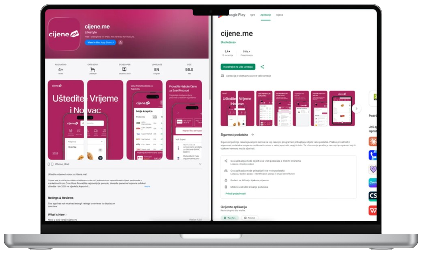 cijene.me project preview