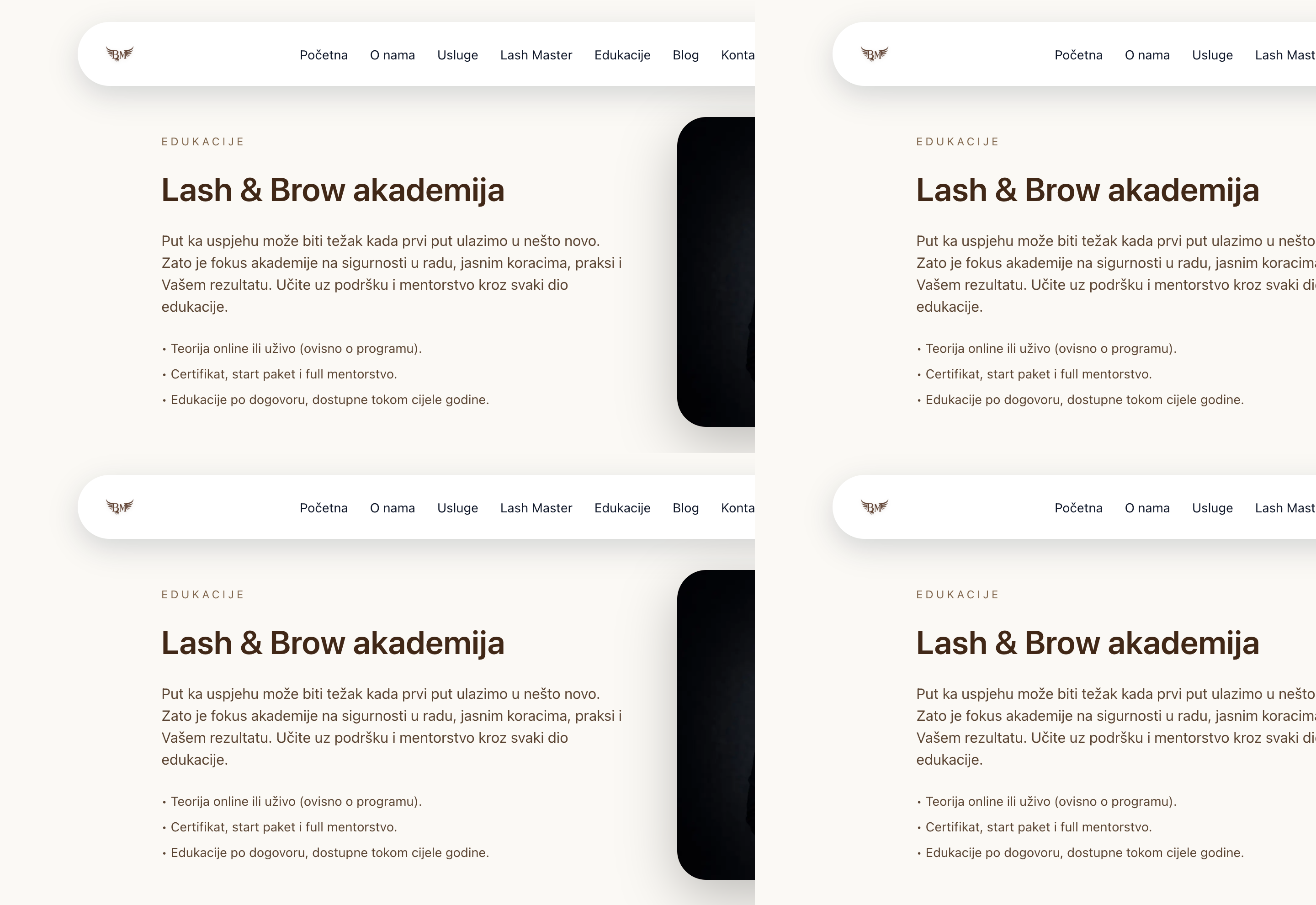 Lash & Brow academy — programmes, dates and enrolment